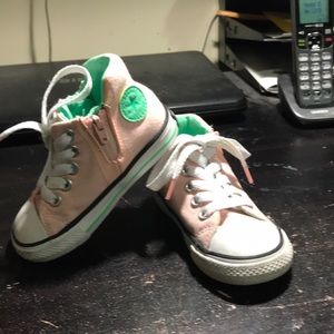 Converse sneaker with side zippers